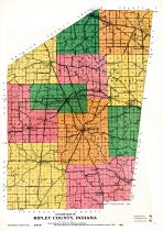County Outline, Ripley and Franklin Counties 1921